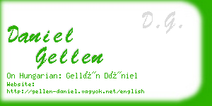 daniel gellen business card